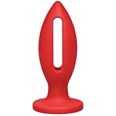 Kink Wet Works 4 inch Silicone Lube Luge Plug Red