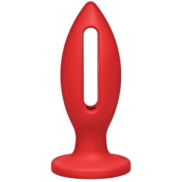 Kink Wet Works 4 inch Silicone Lube Luge Plug - Red