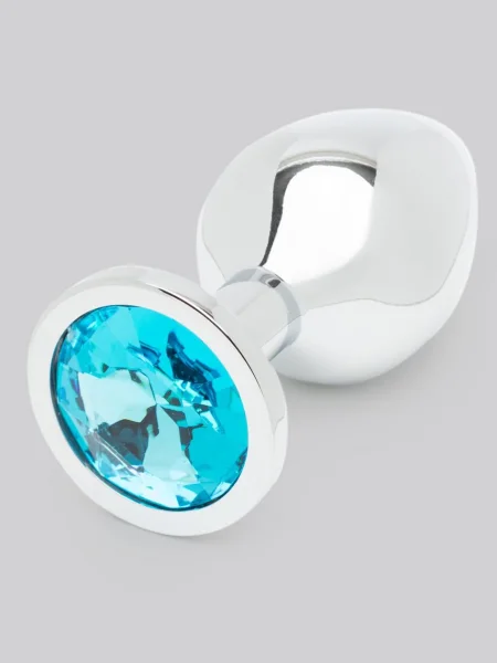 Lovehoney Gunmetal Jewelled Metal Medium Butt Plug 3 Inch