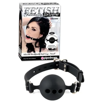 Pipedream Adjustable Small Breathable Silicone Ball Gag