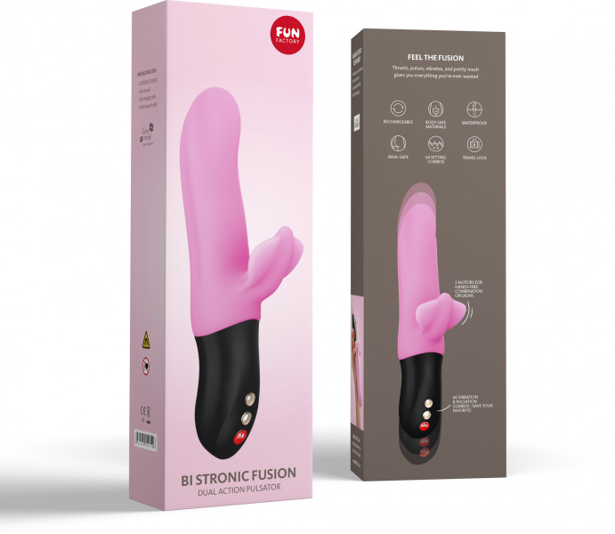 8.5" Bi Stronic Rabbit Vibrator