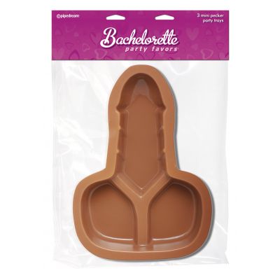 Bachelorette Mini Pecker Party Tray 3 pack
