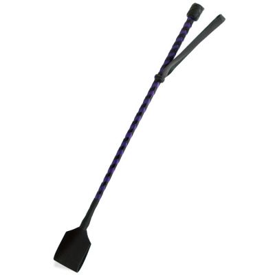 Love In Leather 20 5 Leather Riding Crop With Braided Rod