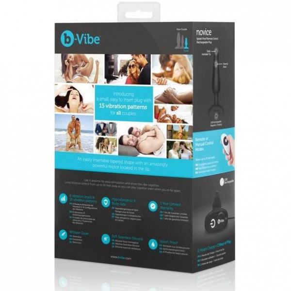 B-Vibe Remote Novice Butt Plug
