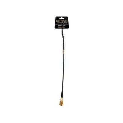 Fetish Fantasy Gold Riding Crop Black