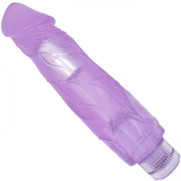 Real Feel 9" Vibrating Dildo - Thick Shaft! — image 3 of 4
