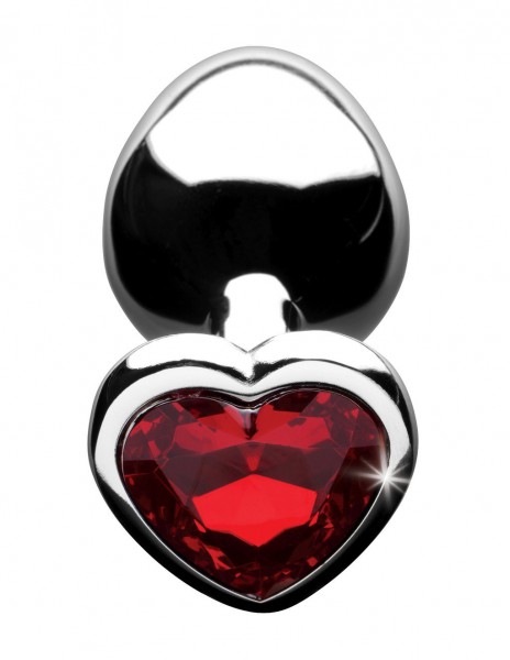 Booty Sparks Red Heart Gem Anal Plug — image 4 of 25