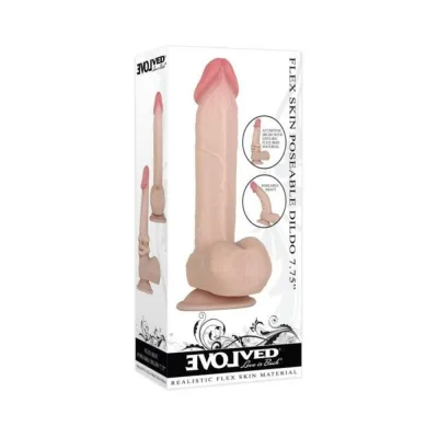 Evolved Flex Skin Poseable Dildo 7 75 Light