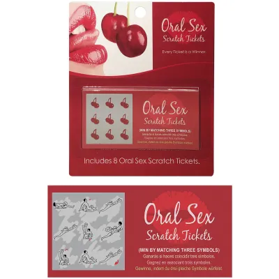 Oral Sex Scratch Tickets
