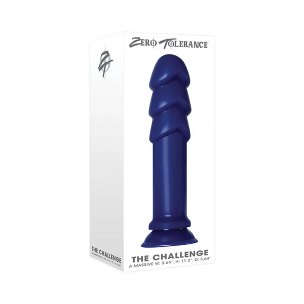 Zt The Challenge Butt Plug Blue — image 6 of 9
