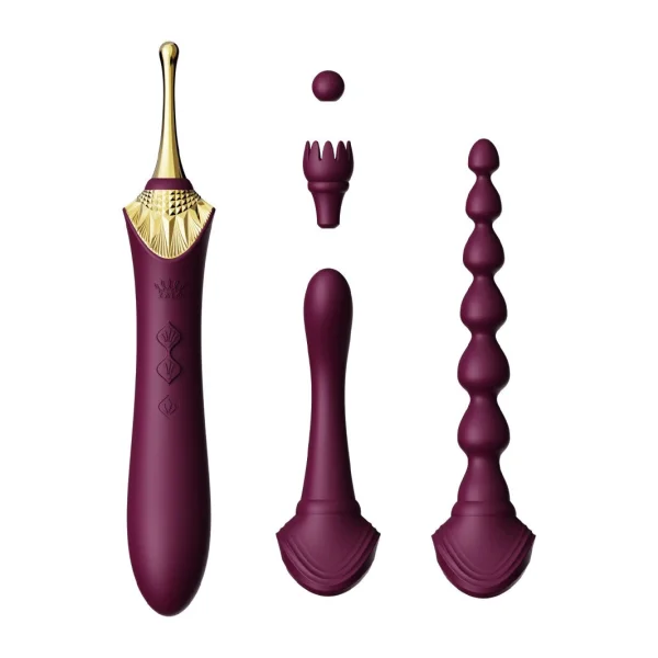 ZALO BESS 2 Warming Clitoral Massager with 4 attachments