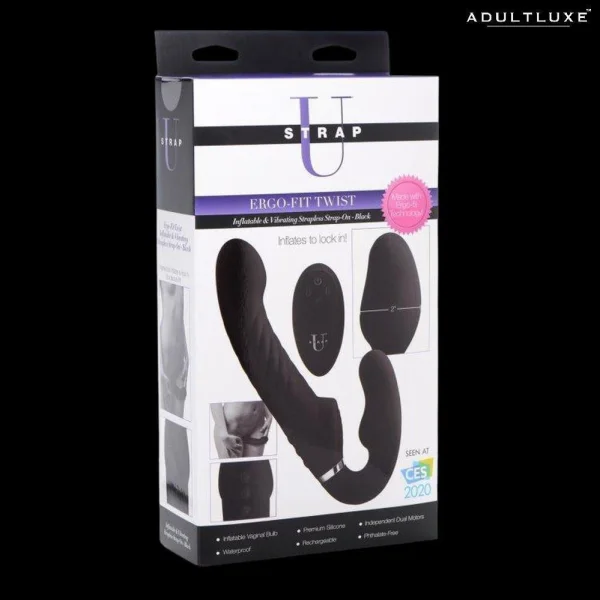 Ergo-Fit Strapless Strap-on Remote Control Vibrator — image 7 of 8