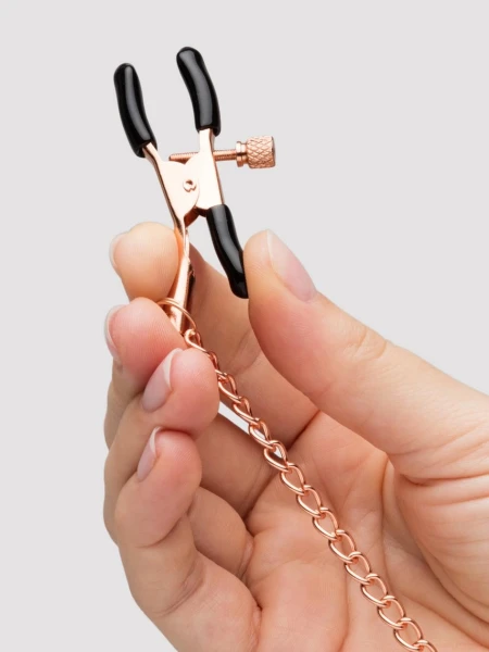 Bondage Boutique Rose Gold Nipple and Clit Clamps