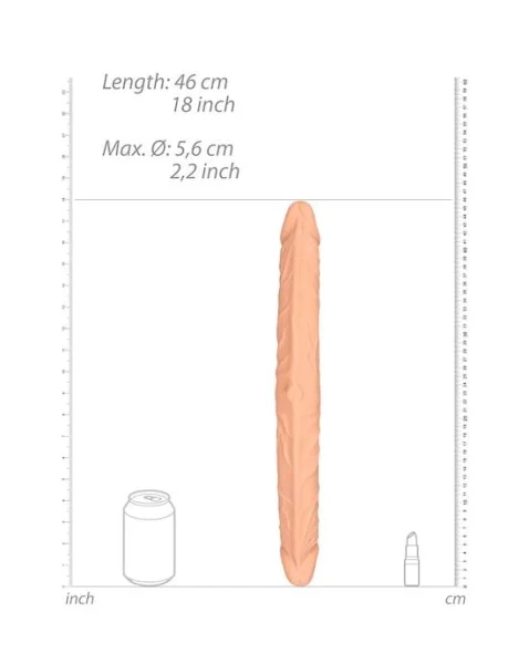 Double Dong - Flesh - 19 Inch