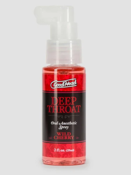 Doc Johnson Good Head Deep Throat Cherry Oral Anesthetic Spray 2 fl oz