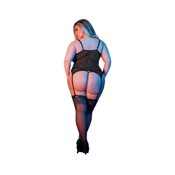 Magic Silk Sexy Time Merry Widow & G-set Black Queen Size — image 6 of 9