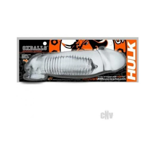 :  Oxballs Hulk Gargantic Cocksheath Clear
