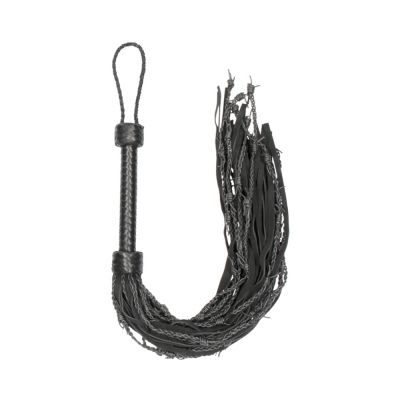 Ouch Pain Suede Leather Barbed Tail Wired Flogger