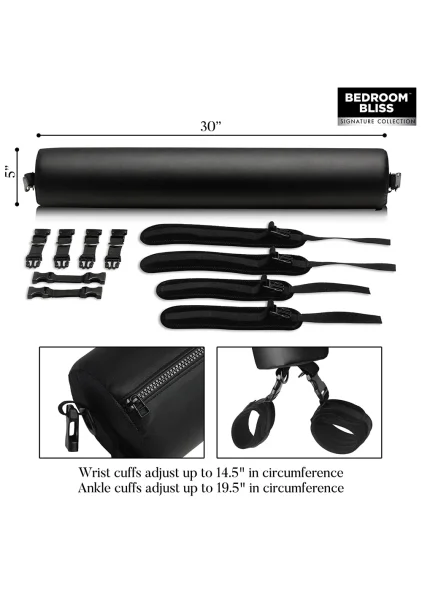 Sex Spreader Padded Spreader Bar with Restraints