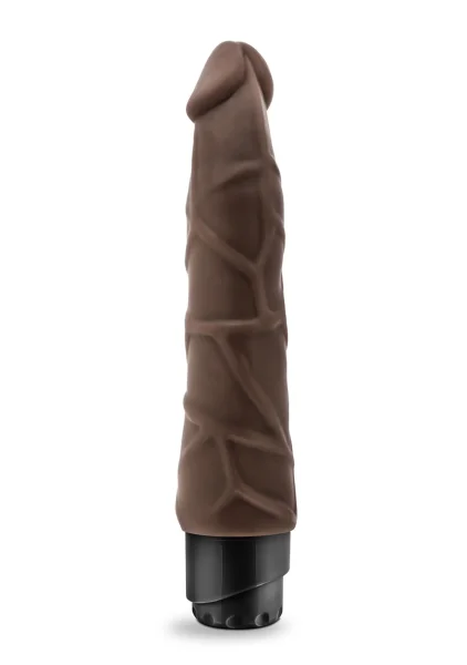 Dr. Skin - Cock Vibe 1 - 9 Inch Vibrating Cock -  Chocolate