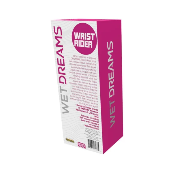 Wet Dreams Wrist Rider Dual Motor Finger Play Sleeve With Wrist Strap Multi Speed — image 8 of 9