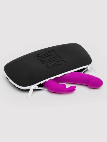 Happy Rabbit LOVE Medium Silicone Zip Storage Case 