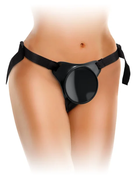 King Cock Elite Beginner's Body Dock Strap-on  Harness - Black