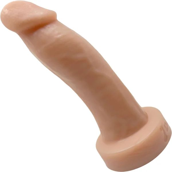 BIG Daddy Duncan Large 8" Platinum Silicone Realistic Dildo By Dee's Big Daddies - Vanilla