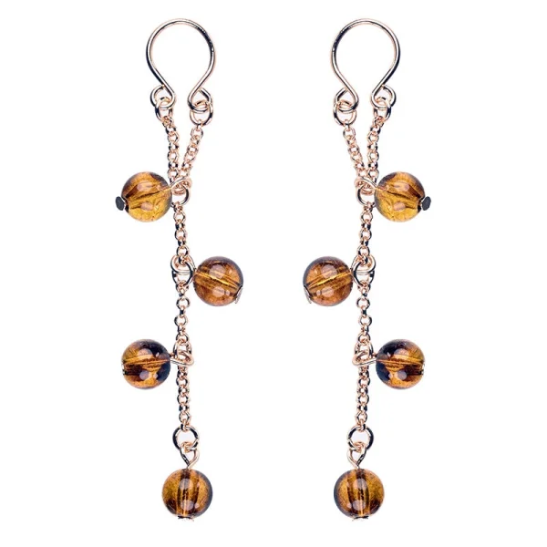 Sincerely Amber Nipple Jewelry By Sportsheets