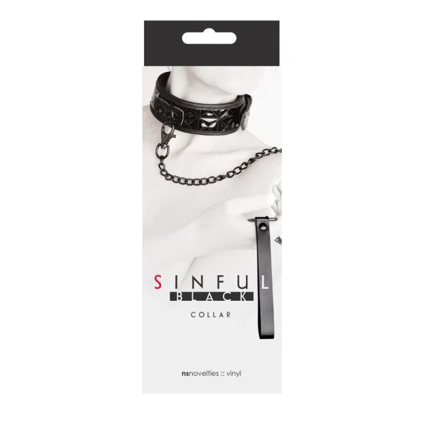 NS Novelties Sinful Black Collar
