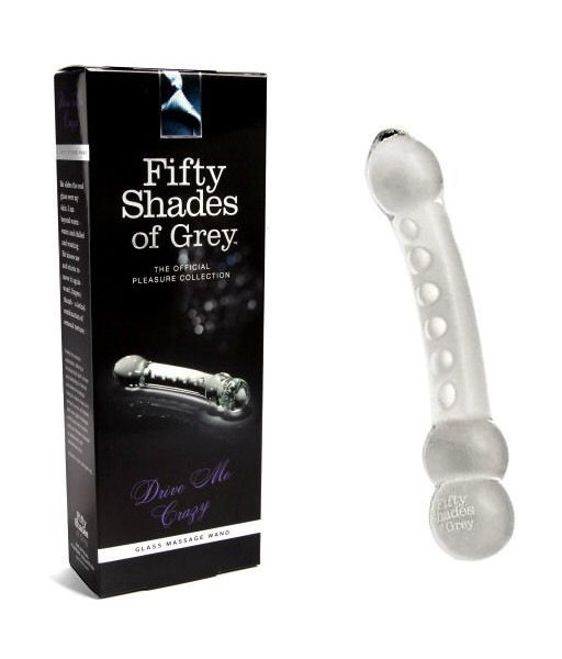 Fifty Shades of Grey Drive Me Crazy Glass Dildo