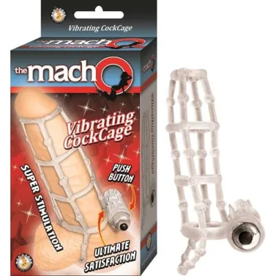 The Macho Vibrating Cockring Clear