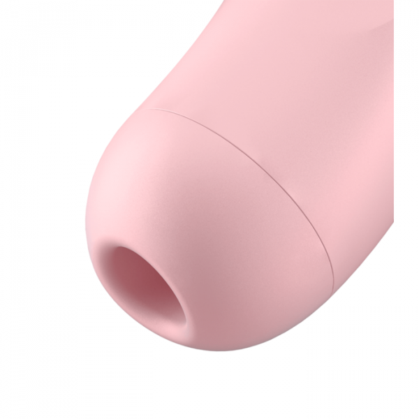 Satisfyer Curvy 2+ Pink App Controlled Vibrating Clitoral Stimulator