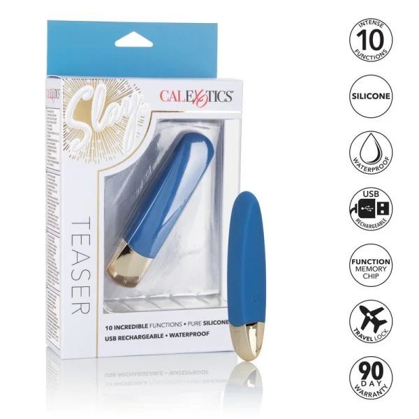 Slay Teaser Silicone Waterproof Mini Clitoral Vibrator By CalExotics