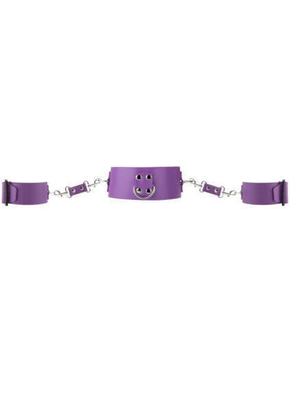 Collar with Cuffs - Purple