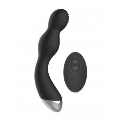 Remote Controlled E Stim Vibrating G P Spot Vibrator Black