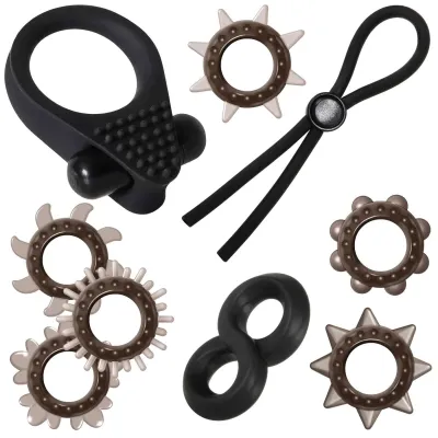 Adam s Deluxe Penis Ring Sampler
