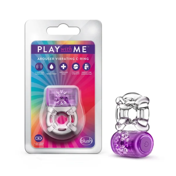 Play With Me - One Night Stand Vibrating C-ring - Purple