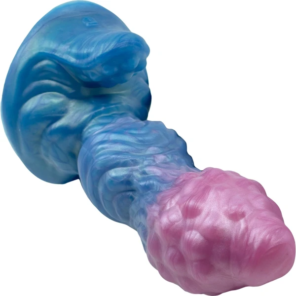 Uncover Creations The Geeyem 7.75" Silicone Fantasy Dildo - Twilight
