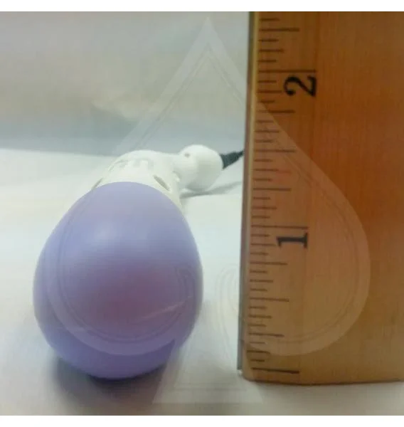 My Mini Miracle Massager Electric 2 Speed 120 Volt 8" - White/Purple