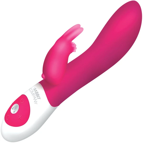 Rotating Rabbit Silicone Rechargeable Vibrator by The Rabbit Company - Pink