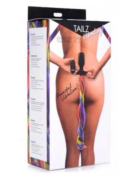 Tailz Vibrating Rainbow Tail Plug