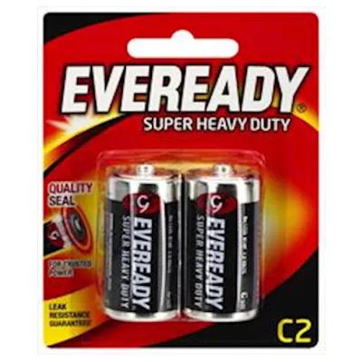 Eveready Super Heavy Duty C 2 Pack