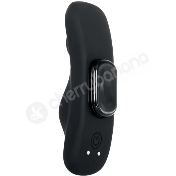 Gender X Our Undie Vibe Black Remote Control Underwear Vibrator With Magnetic Strip