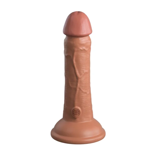 King Cock Elite 6 Inch Dual Density Dildo Caramel