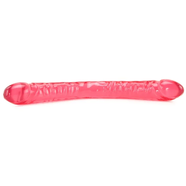 Crystal Jellies Double Dong Pink 18 inch