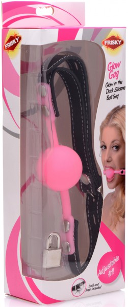 Glowing Pink Ball Gag