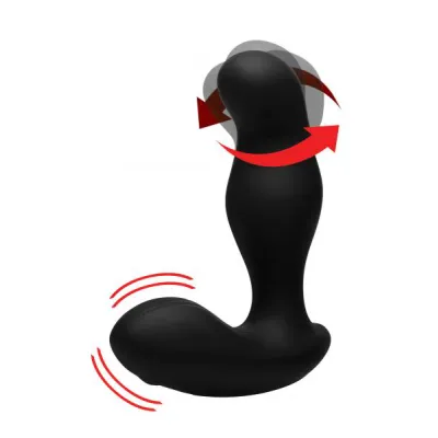 Alpha Pro 7X P Gyro Prostate Stimulator Shaft Black