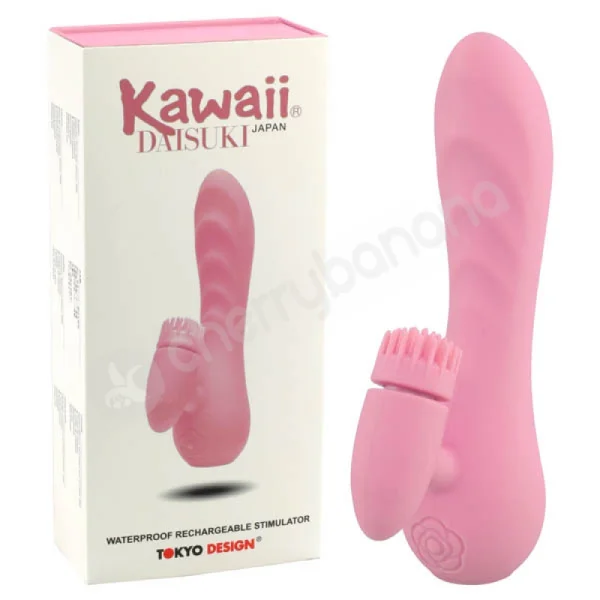 Kawaii Daisuki 2 Pink Rechargeable Vibrator