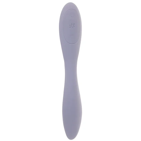Satisfyer G-Spot Flex 2 Silicone Rechargeable Waterproof 12-Function G-Spot Vibrator - Dark Violet